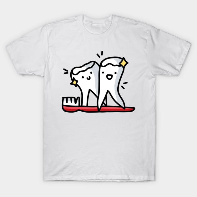 Cute Dentist gift T-Shirt by Think Beyond Color